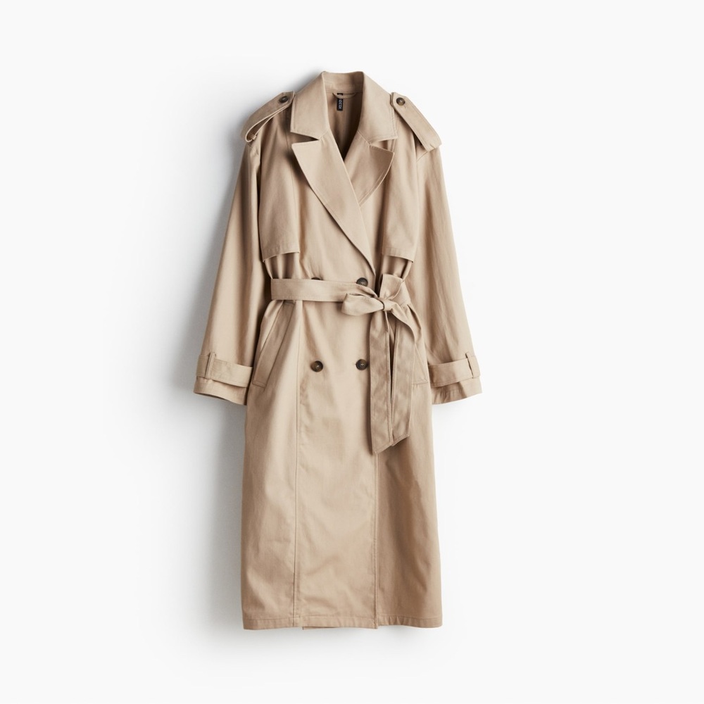 Twill Trench Coat